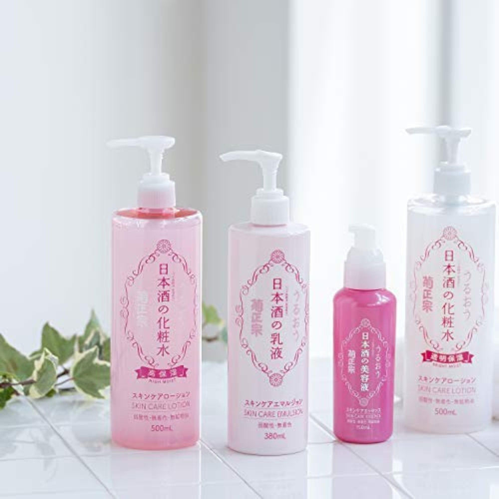 Kikumasamune silky absorption finish closeup emphasizes fast-drying hydration