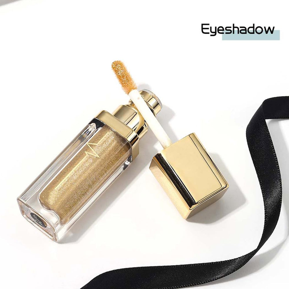 Kilshye glitter liquid eyeshadow brush-application demonstrates smooth blending