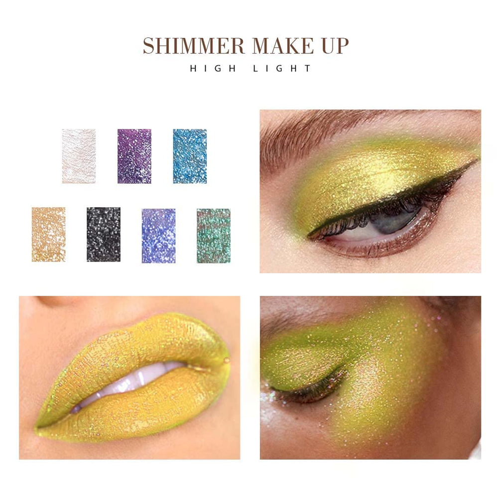 Kilshye glitter liquid eyeshadow glitter particles provide rich metallic texture