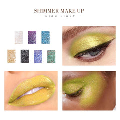 Kilshye glitter liquid eyeshadow glitter particles provide rich metallic texture