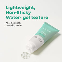 Kim Jeong Moon Aloe CURE after-sun use cools sun-exposed skin with soothing moisture.