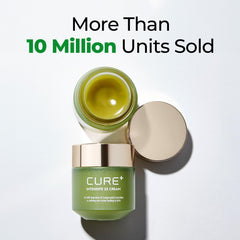 Kim Jeong Moon Aloe Cure Intensive 2X Cream jar open, illustrating soothing moisture.