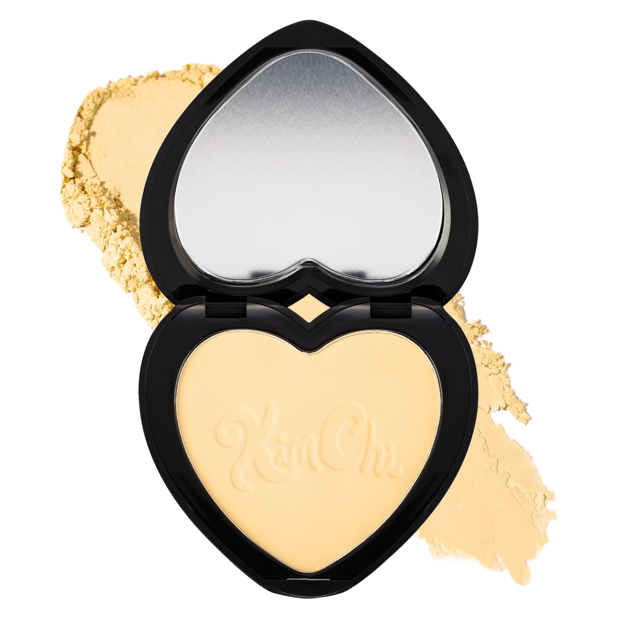 KimChi Chic Almost Catfished Banana compact highlights under-eye brightening with micro pressed powder.