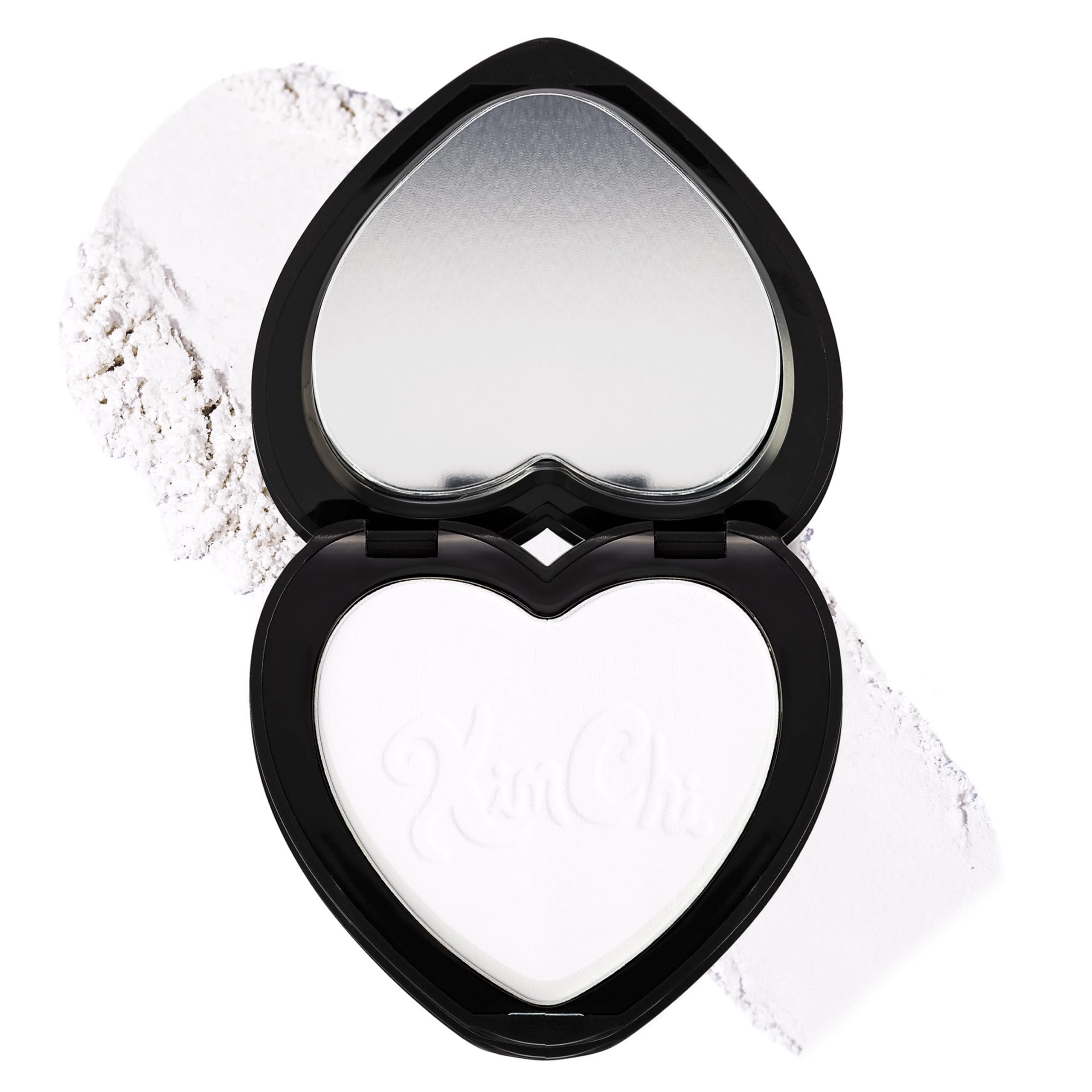 Kimchi Chic Almost Catfished micro pressed powder jar closeup for brightening under eyes