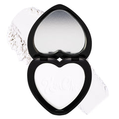 Kimchi Chic Almost Catfished micro pressed powder jar closeup for brightening under eyes