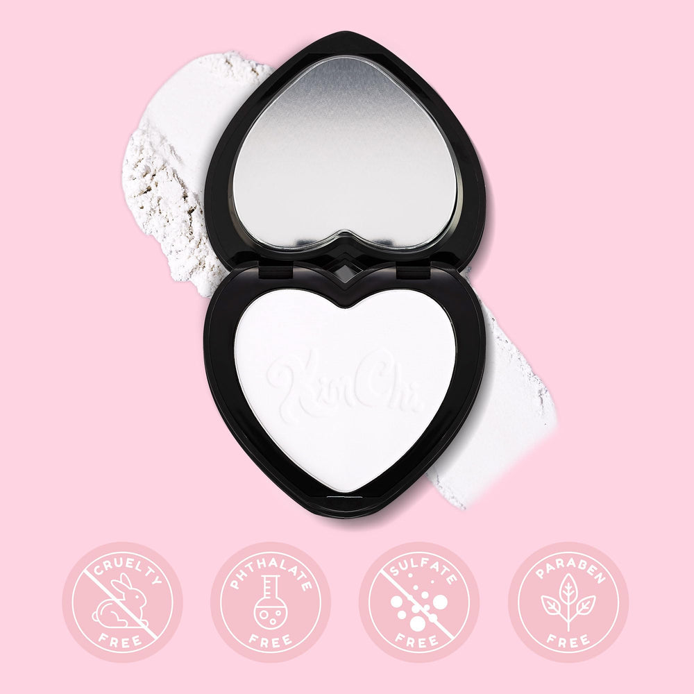 Kimchi Chic Almost Catfished soft fluffy brush usage for precise powder setting
