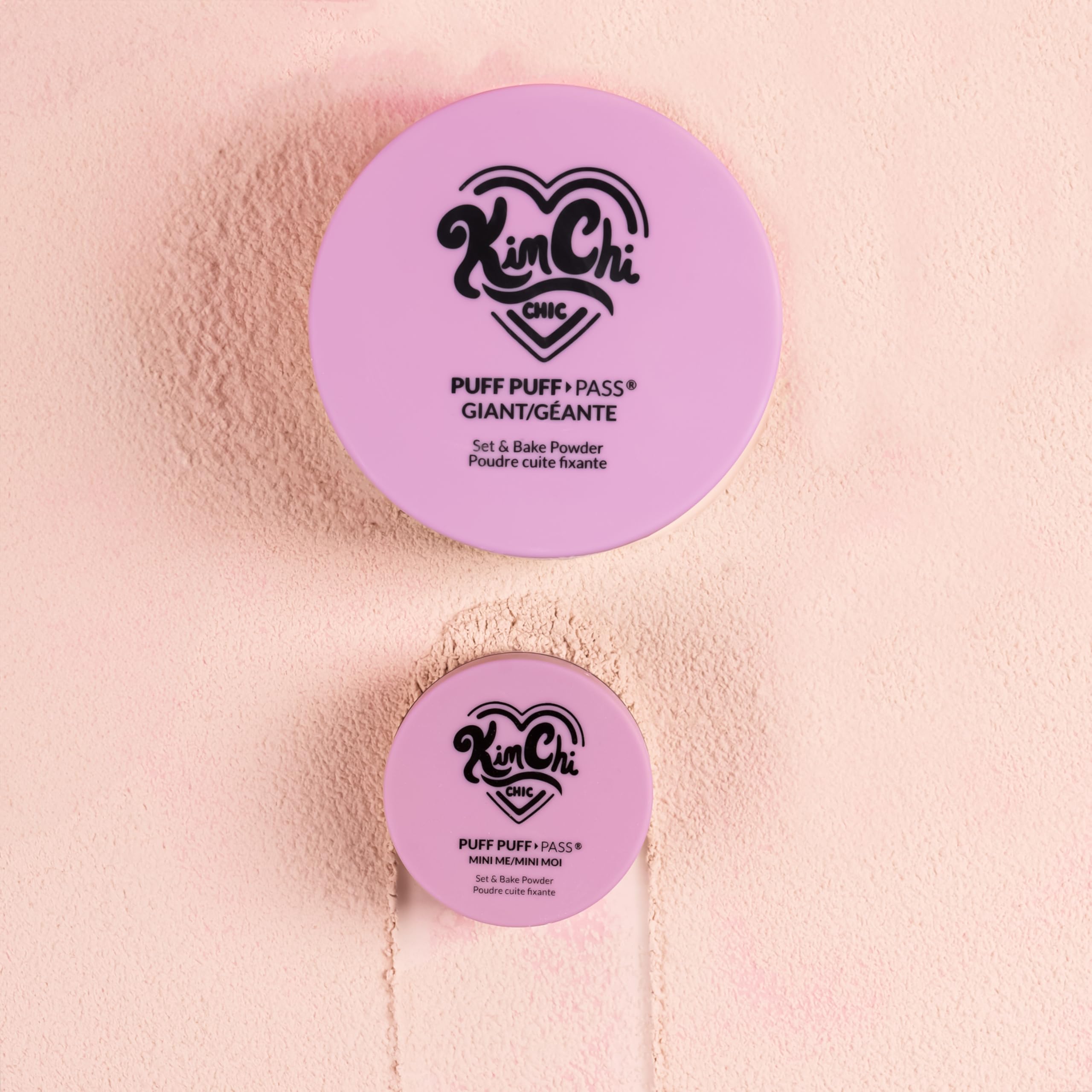 Kimchi Chic Giant Puff Puff Pass Set rice and vitamin E supports a skin-friendly matte finish.