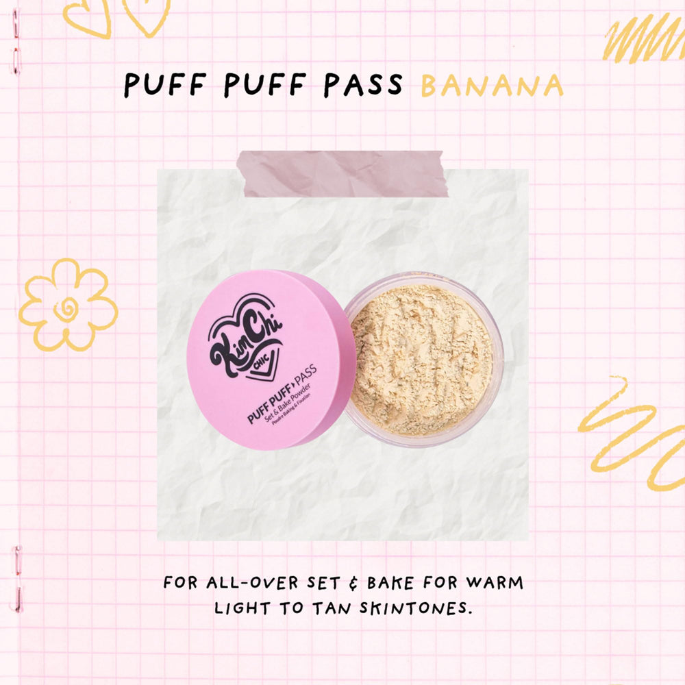 Kimchi Chic Loose setting powder jar closeup conveys smooth texture for mattified finish.