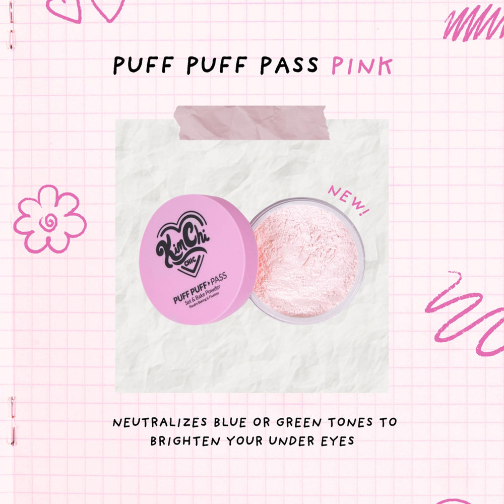 Kimchi Chic Puff Puff Pass pink swatches on skin show shade compatibility