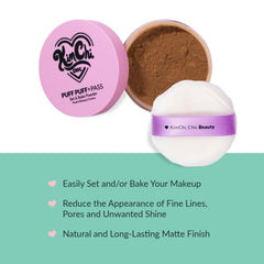 Kimchi Chic Puff Puff Pass set flatlay highlights compact kit for on-the-go retouches