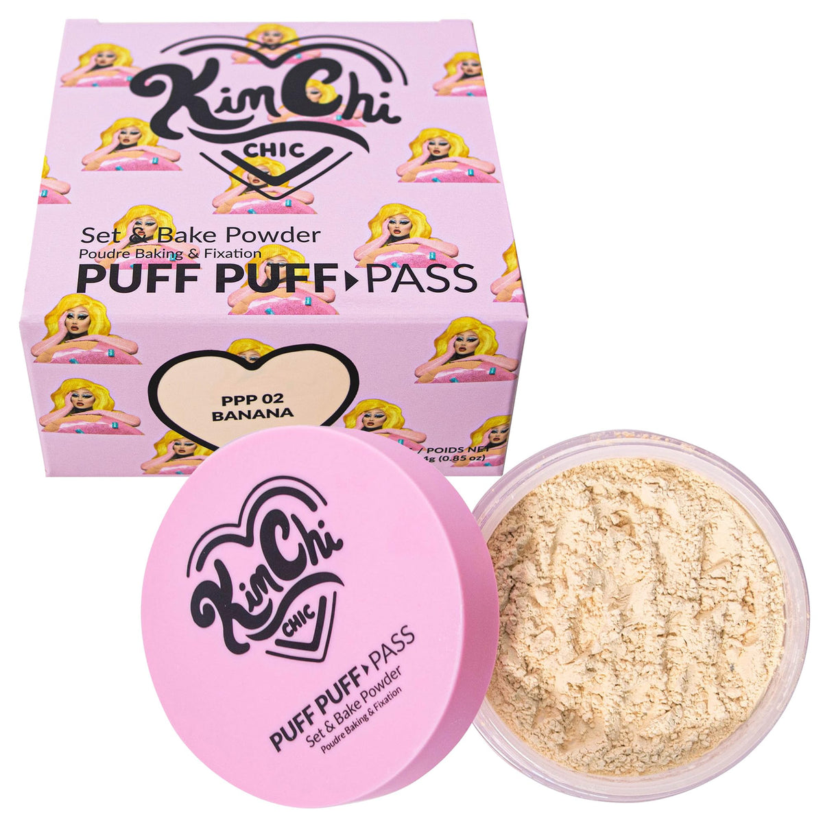Kimchi Chic Puff Puff Pass Set packaging shows premium vibes and all-day setting potential.