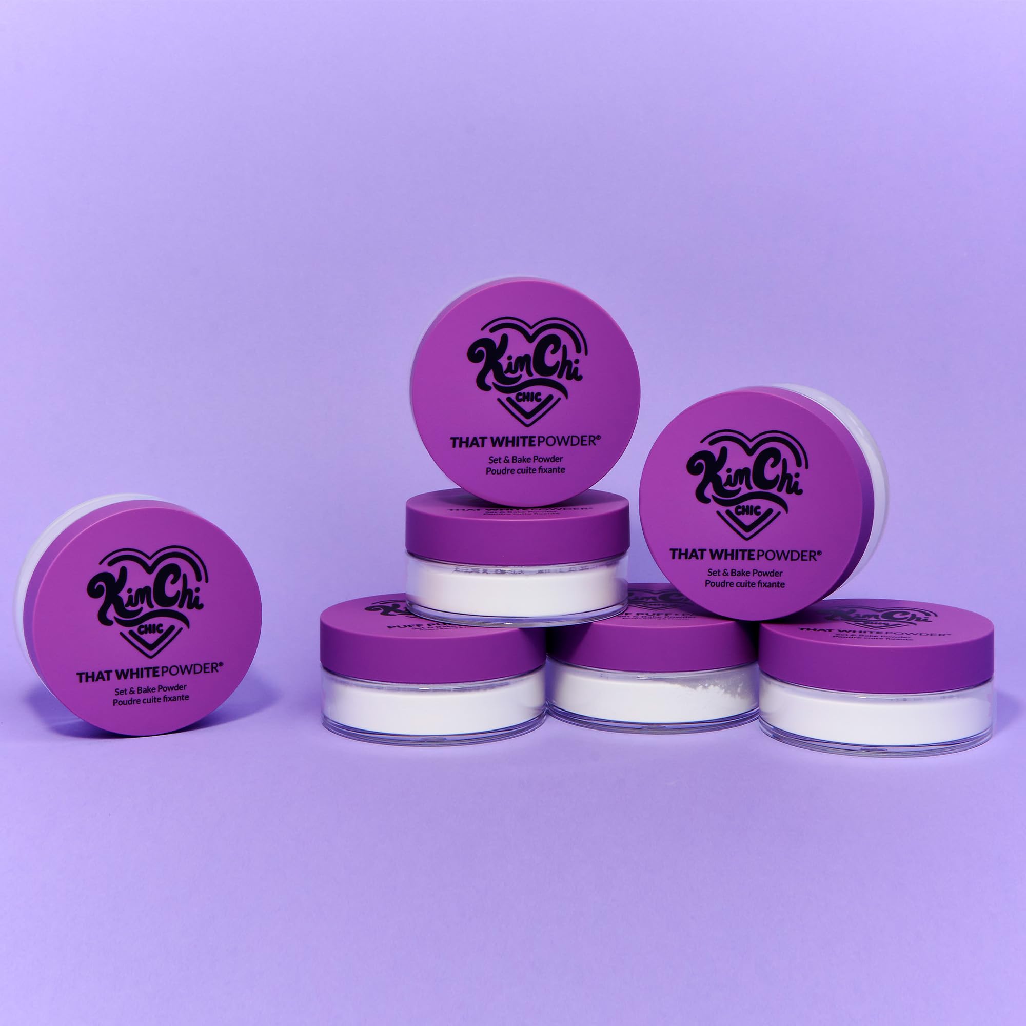Kimchi Chic WhitePowder Set under-eye baking setup for brighter, long-lasting wear.