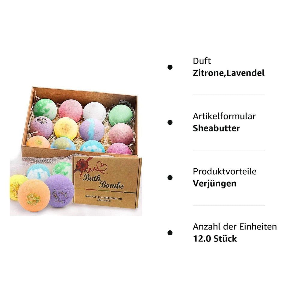 KIMHY gifting box bath bombs ideal for holidays and thoughtful presents