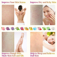 KIMHY vanilla-scent bath bomb for comforting bedtime ritual and gentle hydration