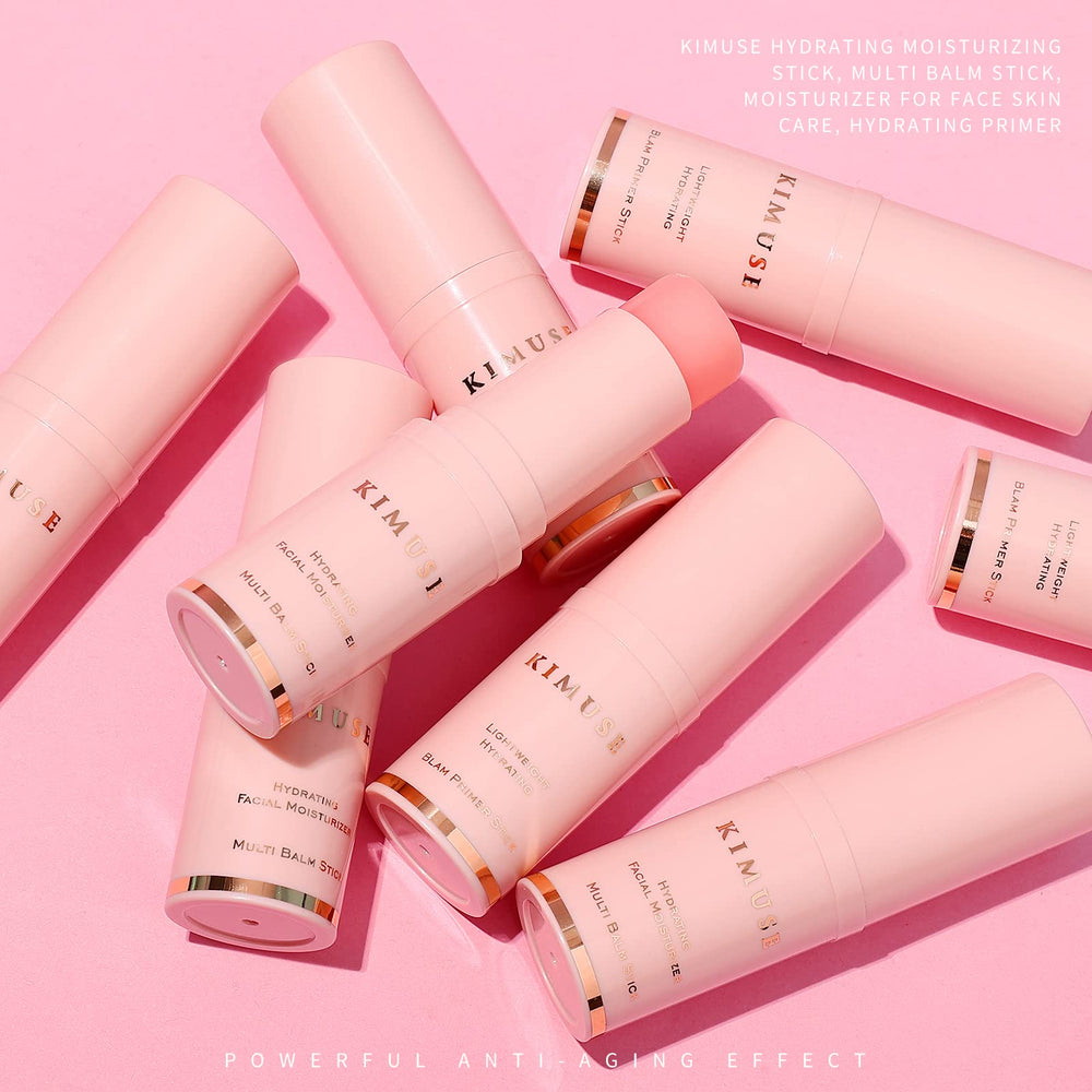 KIMUSE Hydrating Multi Balm Stick as makeup base creates smoother, more even skin.