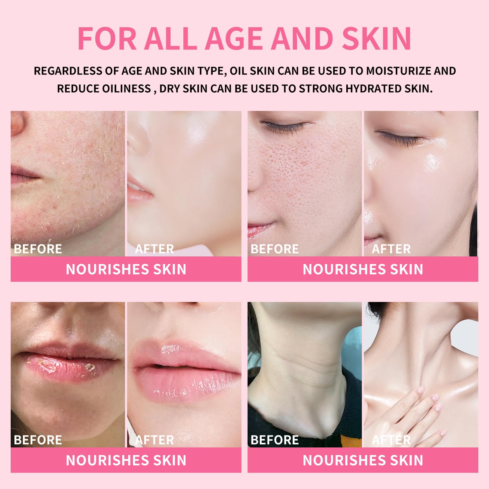 KIMUSE Hydrating Multi Balm Stick on the neck highlights subtle glow and elasticity support.