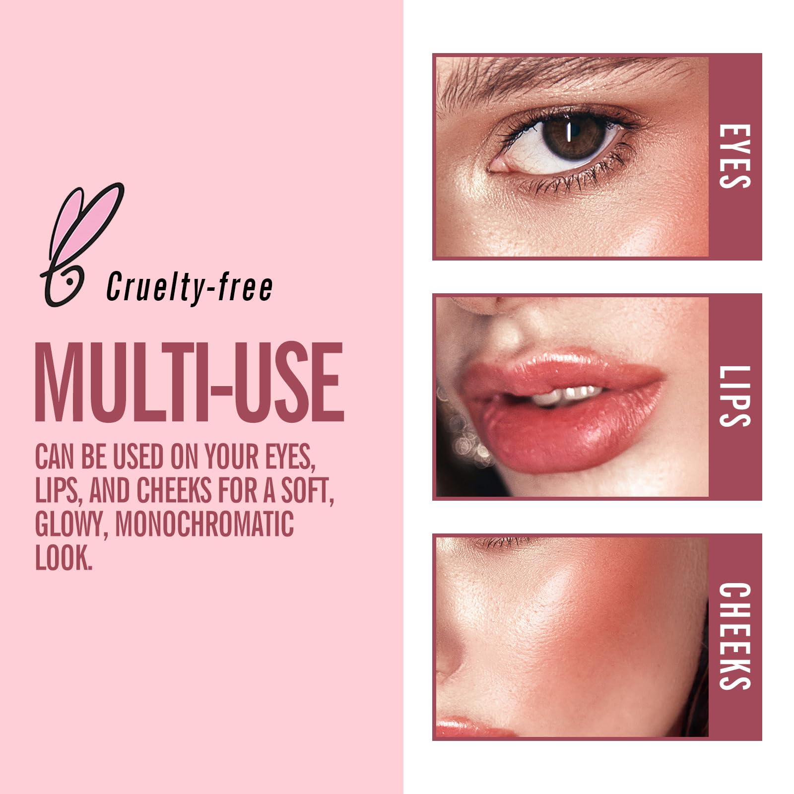 KIMUSE Multi Stick Trio eye application provides subtle definition and color.