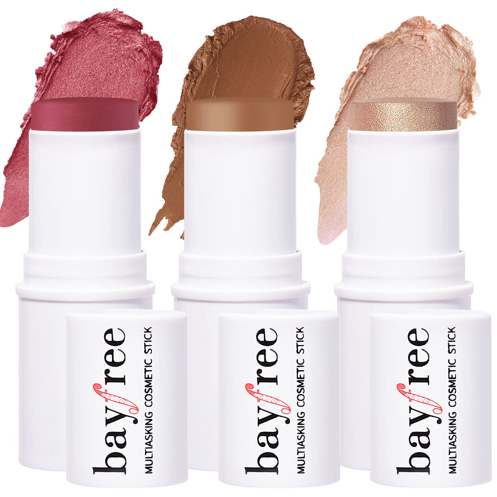 KIMUSE Multi Stick Trio packaging close-up for on-the-go makeup versatility