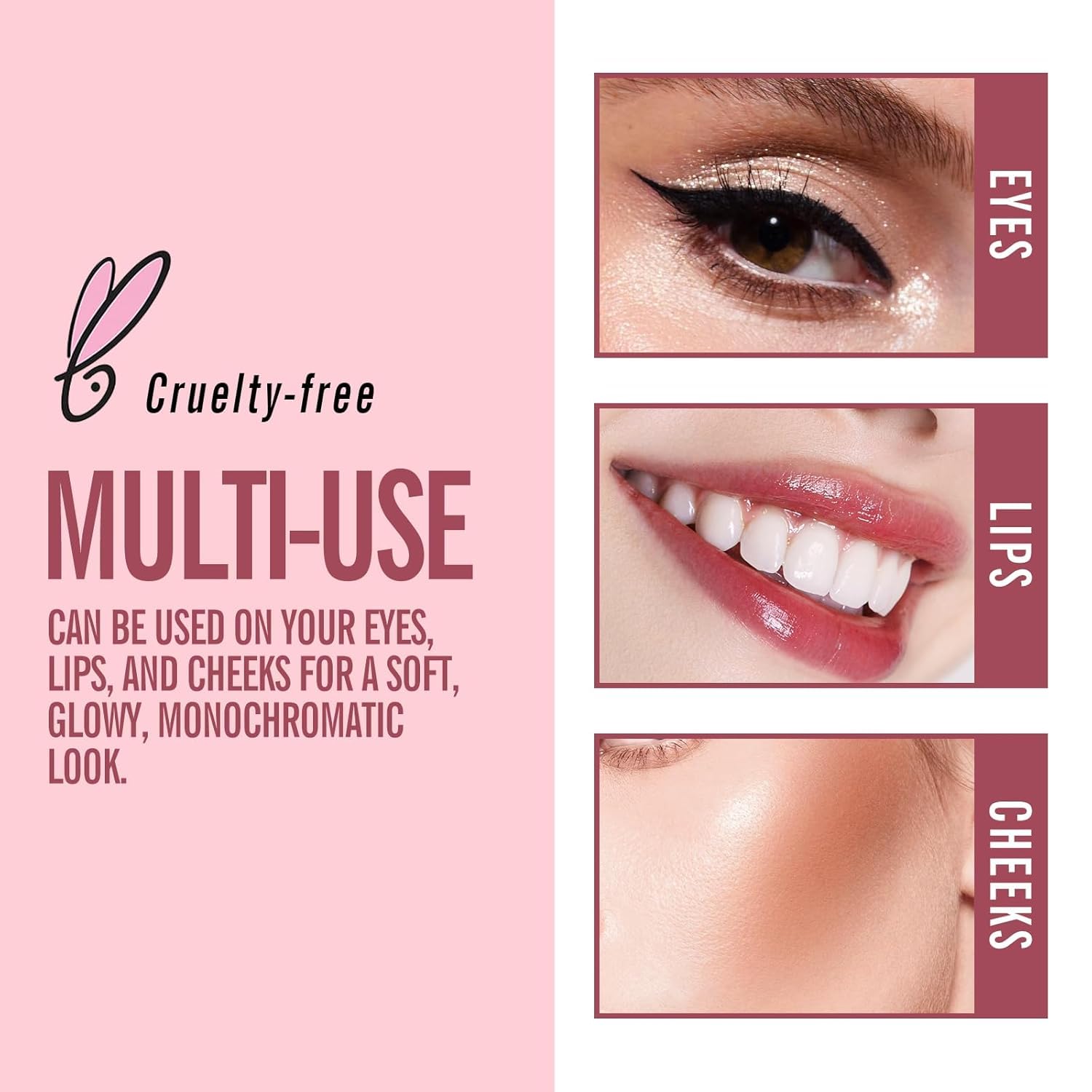 KIMUSE Multi Stick Trio contains shea butter for hydration