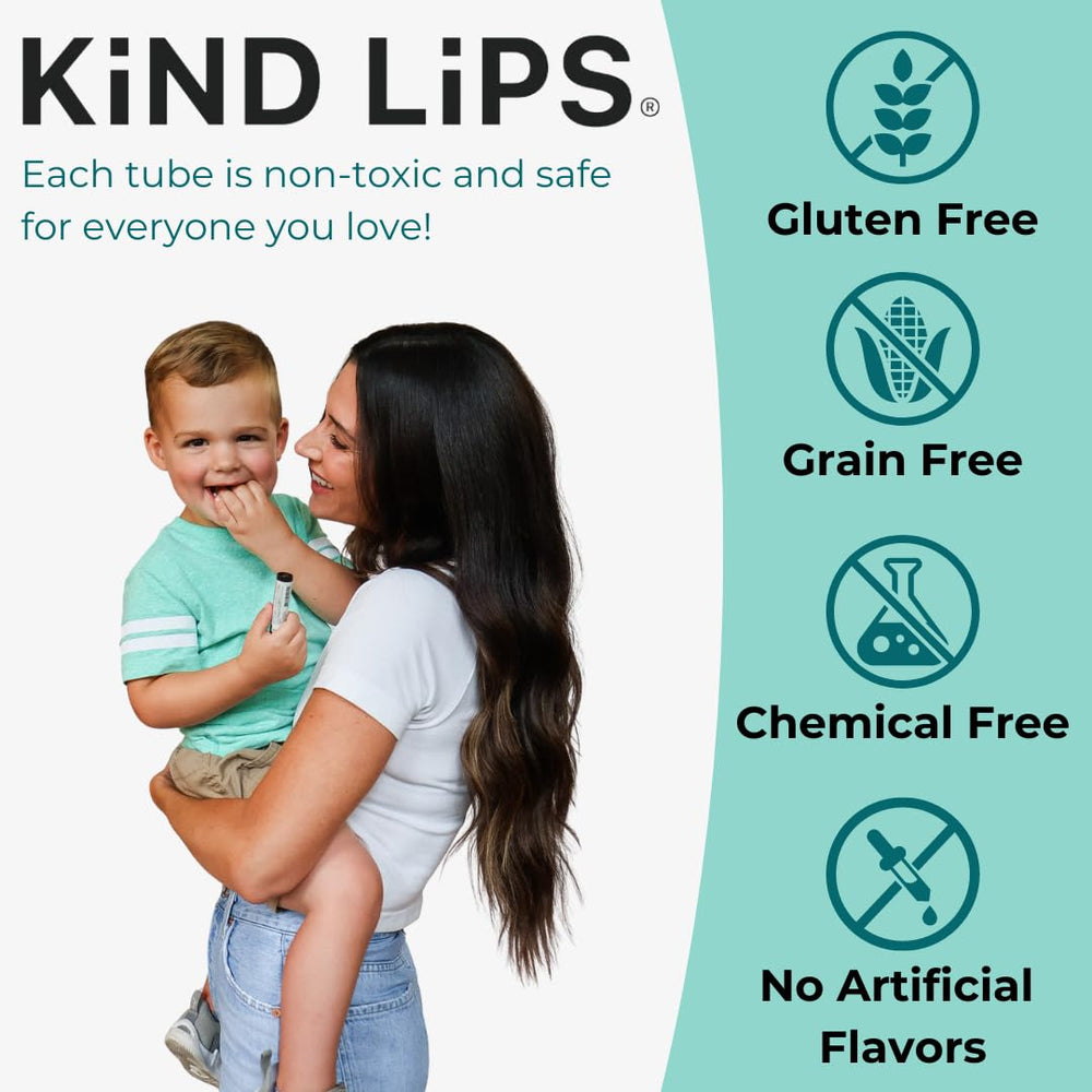 Kind Lips Sweet Mint lip balm twist ready for refreshing lip moisture.