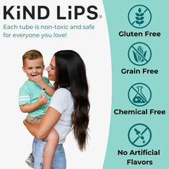 Kind Lips Sweet Mint lip balm twist ready for refreshing lip moisture.