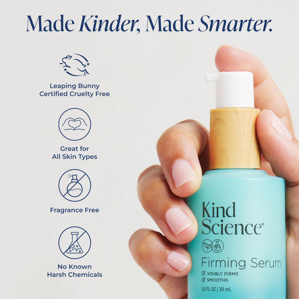Kind Science Peptides serum promoting a firmer appearance