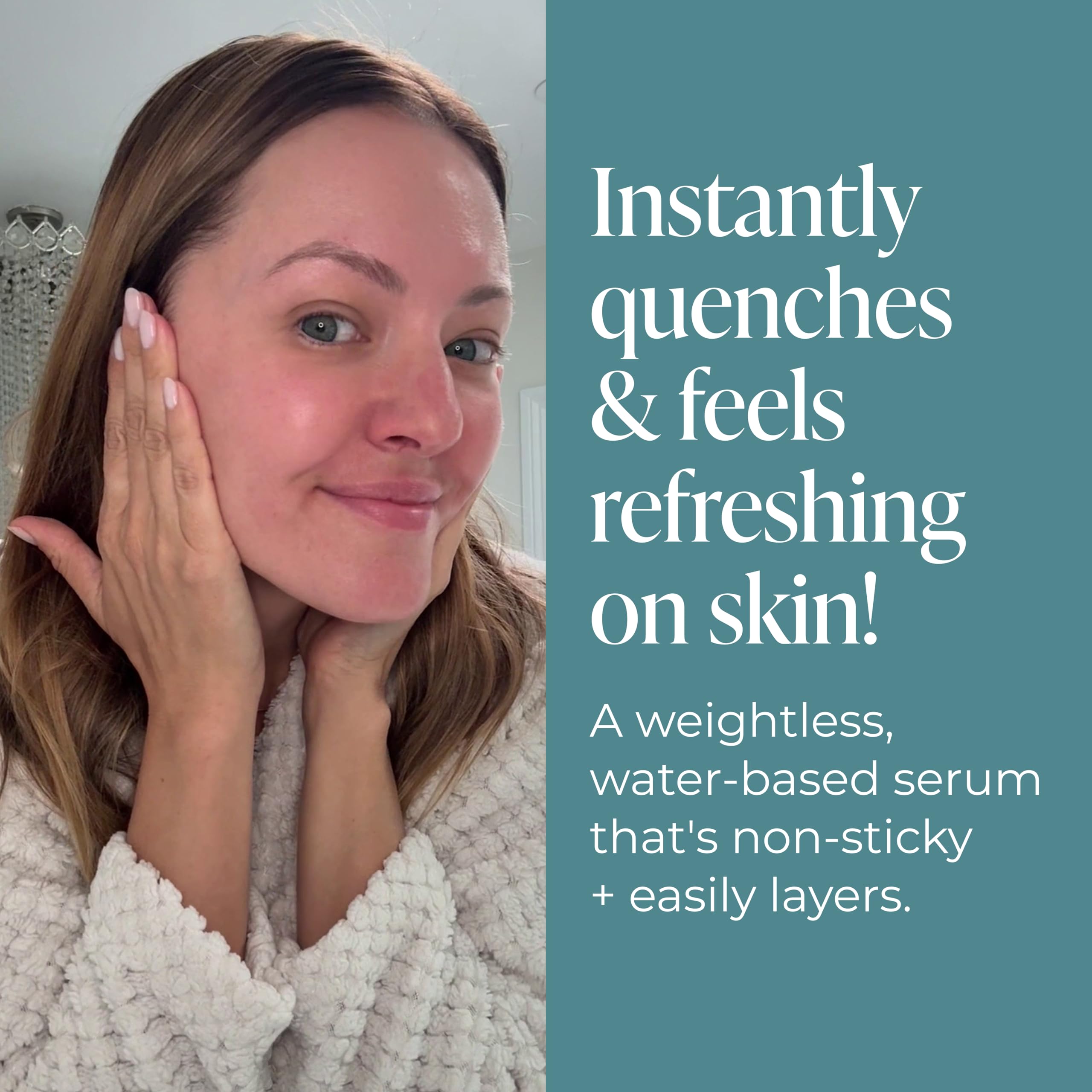 Kind Science Sensitive skin friendly formula on clean skin