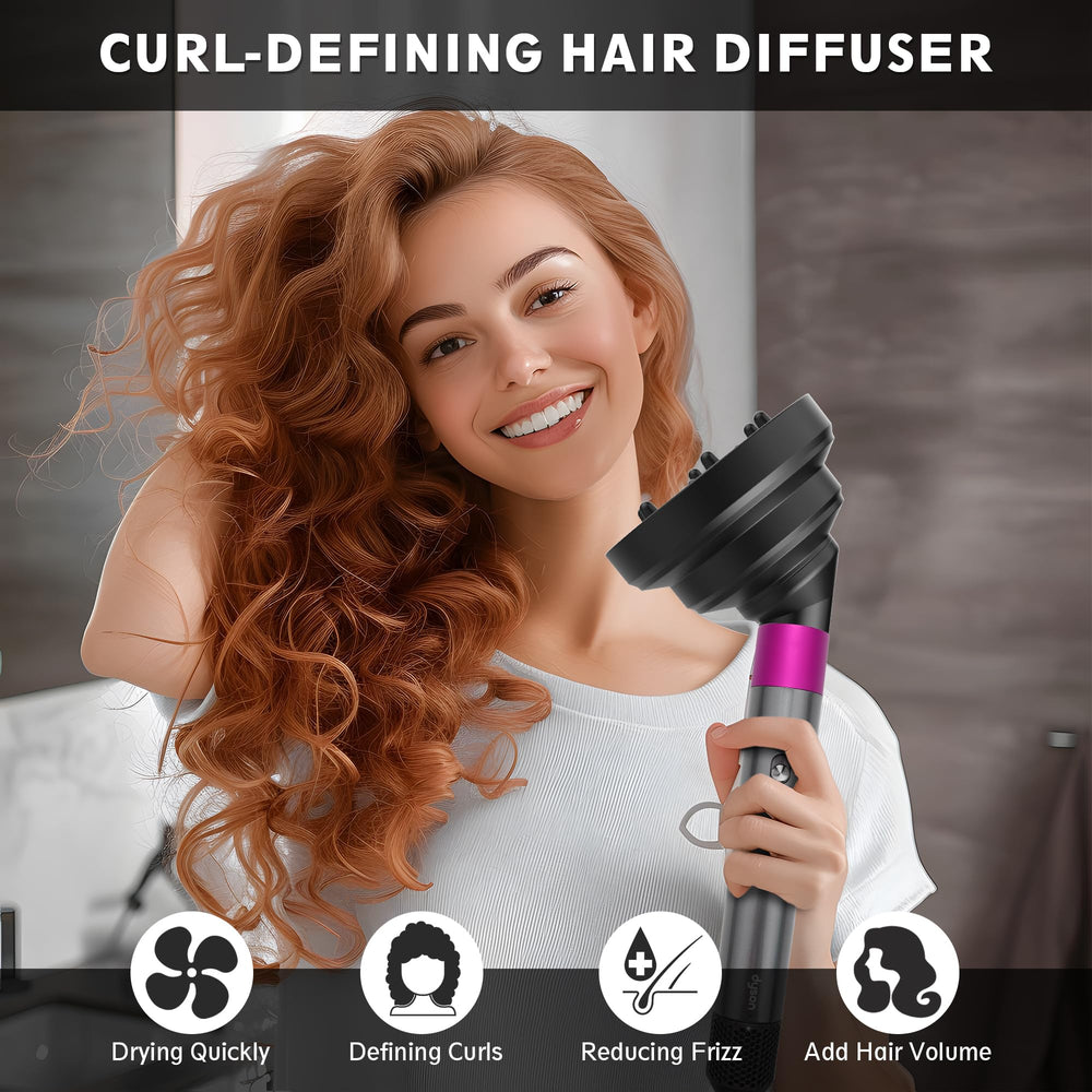 KingKam Dyson Airwrap diffuser creates defined curls with even airflow.