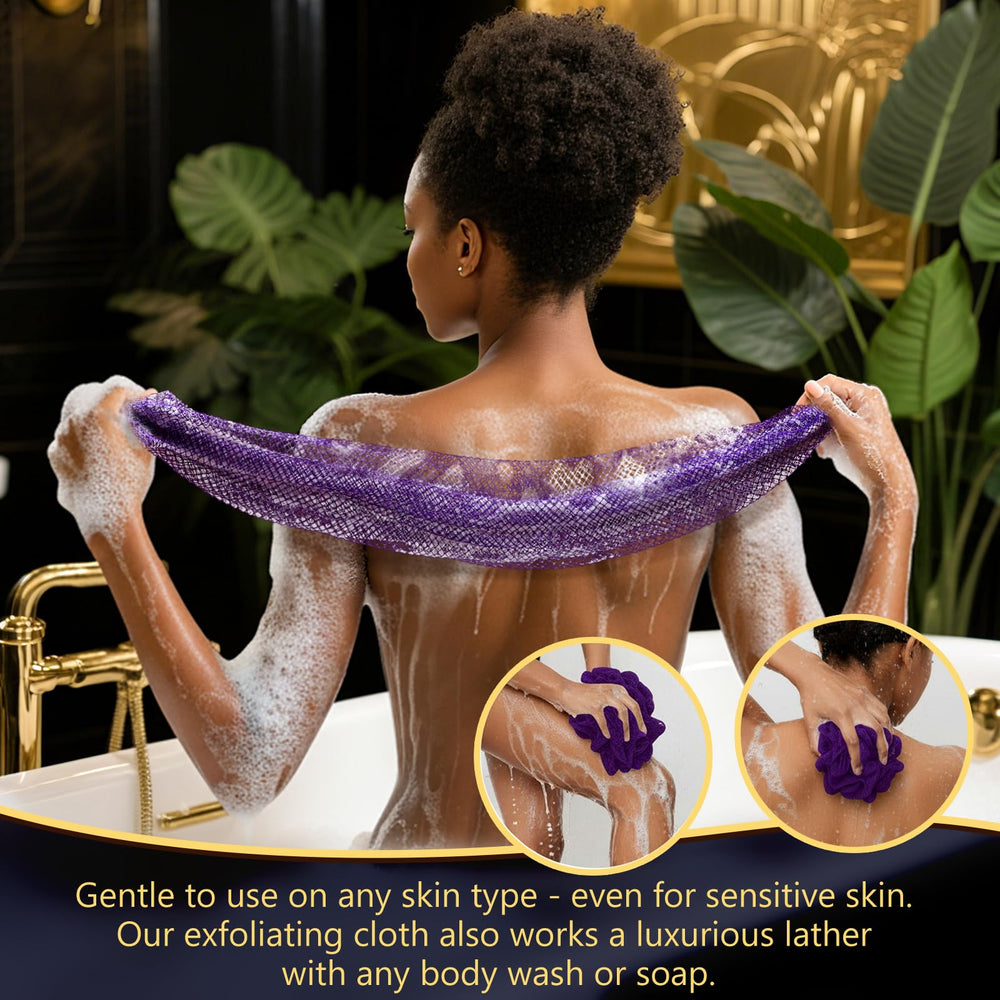 KINGMAS African Net Sponge eco-friendly nylon material ensures lasting use.