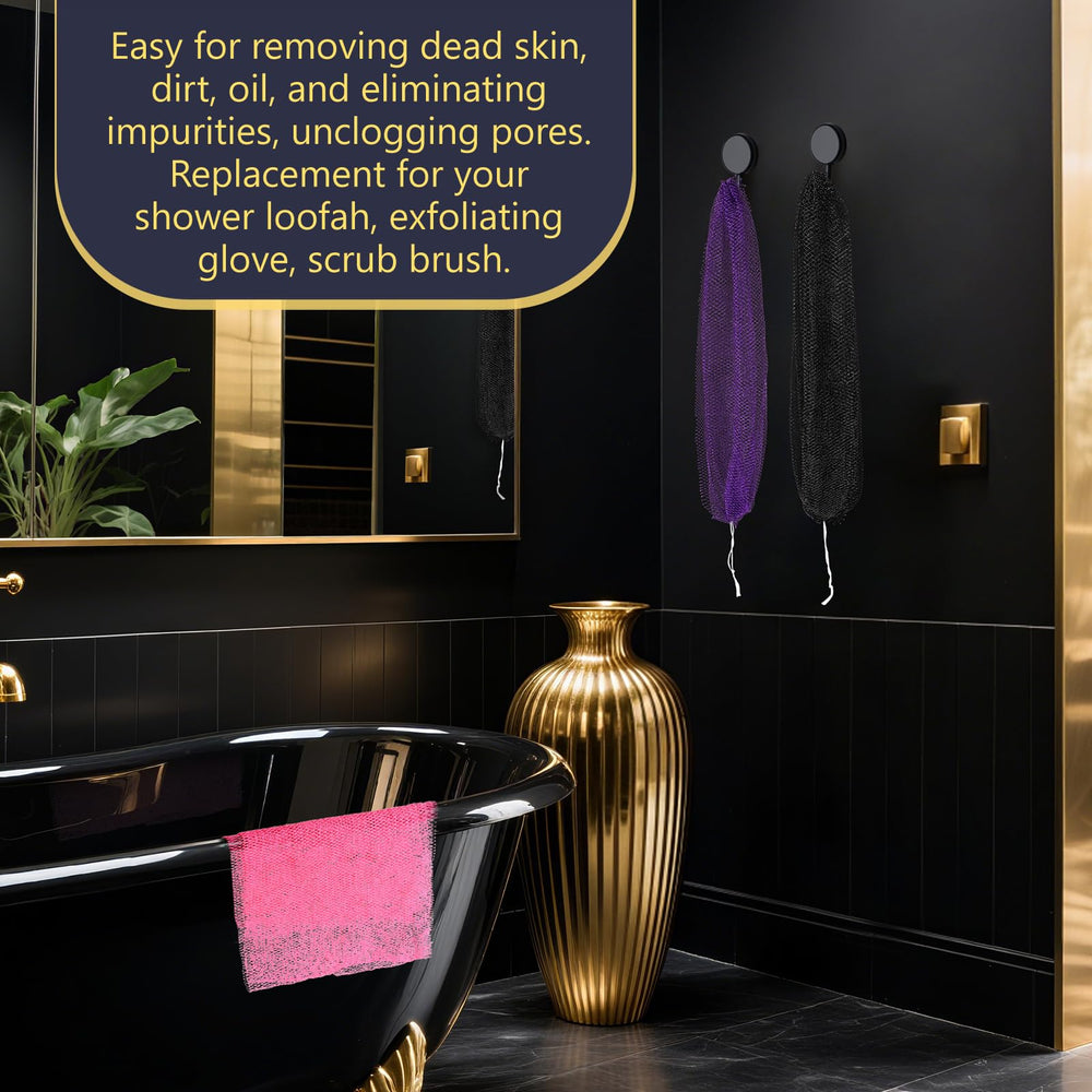 KINGMAS African Net Sponge quick-dry design keeps the bath hygienic.