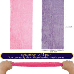KINGMAS African Net Sponge rope-end grip enabling secure back-access scrubbing.