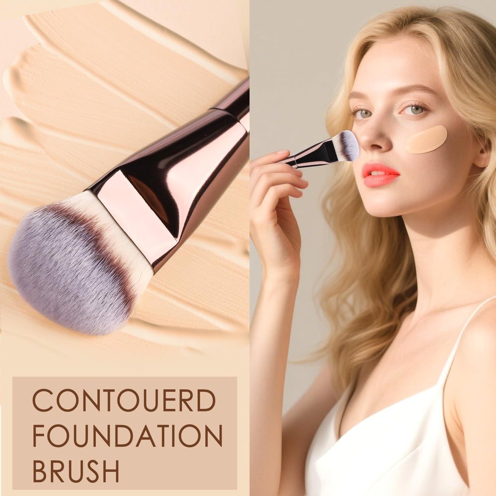 Kingmas foundation brush double-ended for versatile coverage and smooth finish