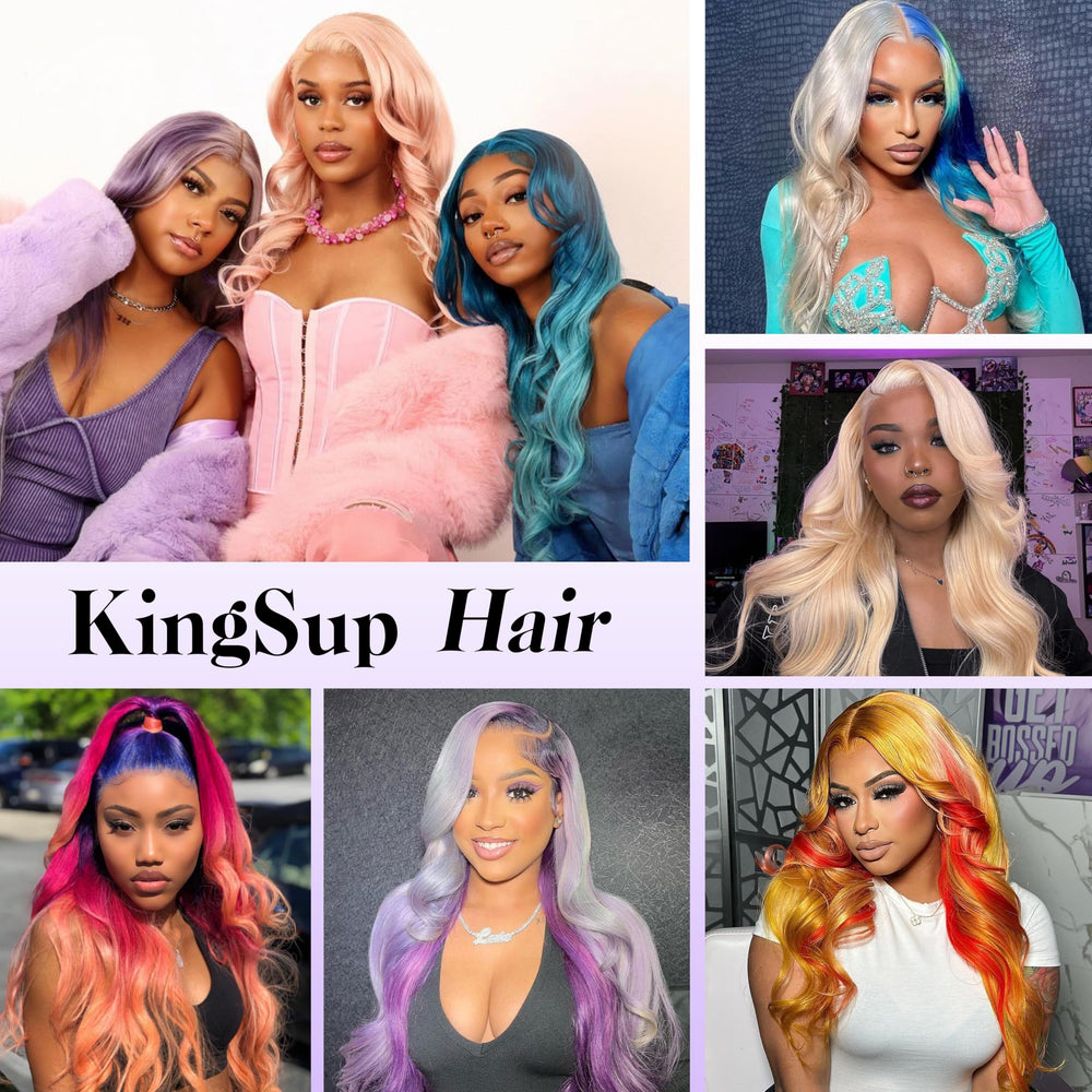 KingSup 613 density 250 blonde look demonstrates full-bodied style in sunlight.