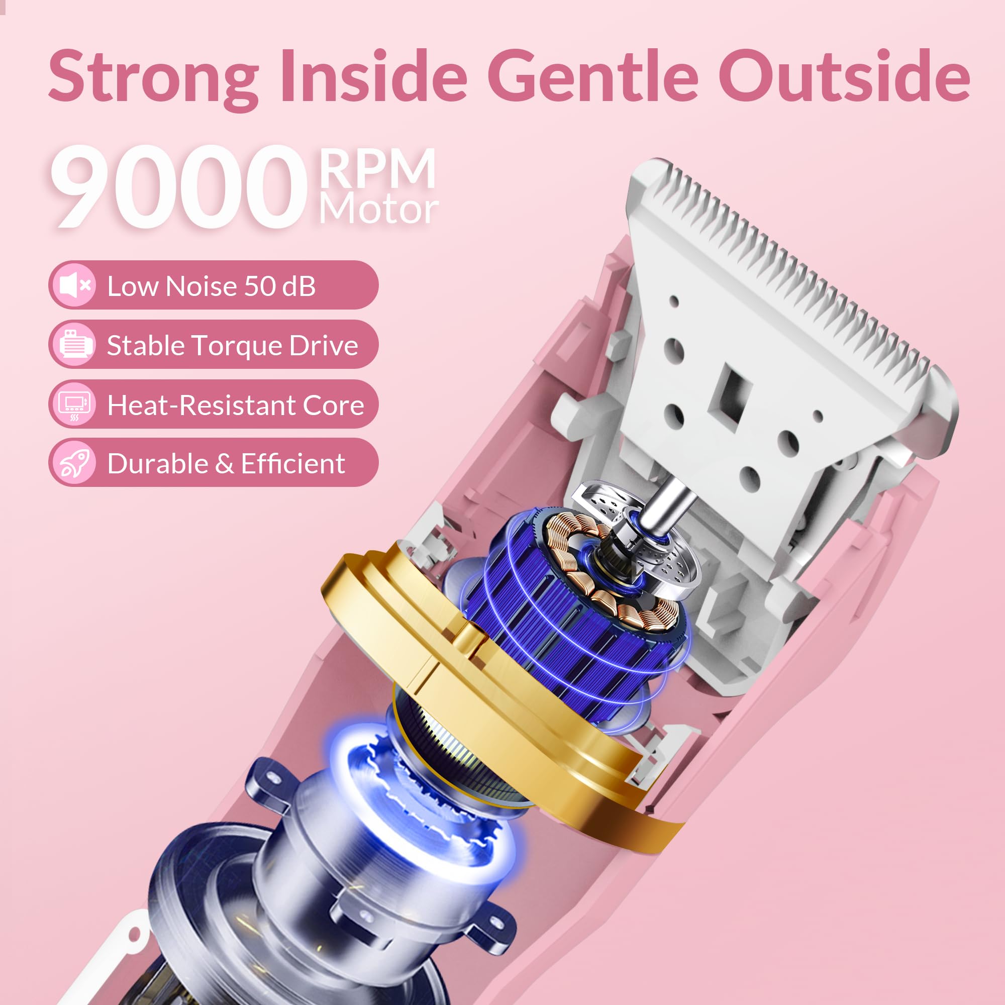 KINGTEE bikini-trimmer heads deliver close, irritation-free precision for face and body.