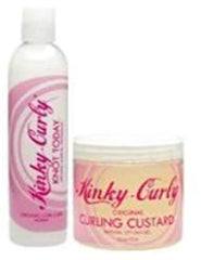 Kinky Curly Knot Today detangler application scene for smoother detangling.
