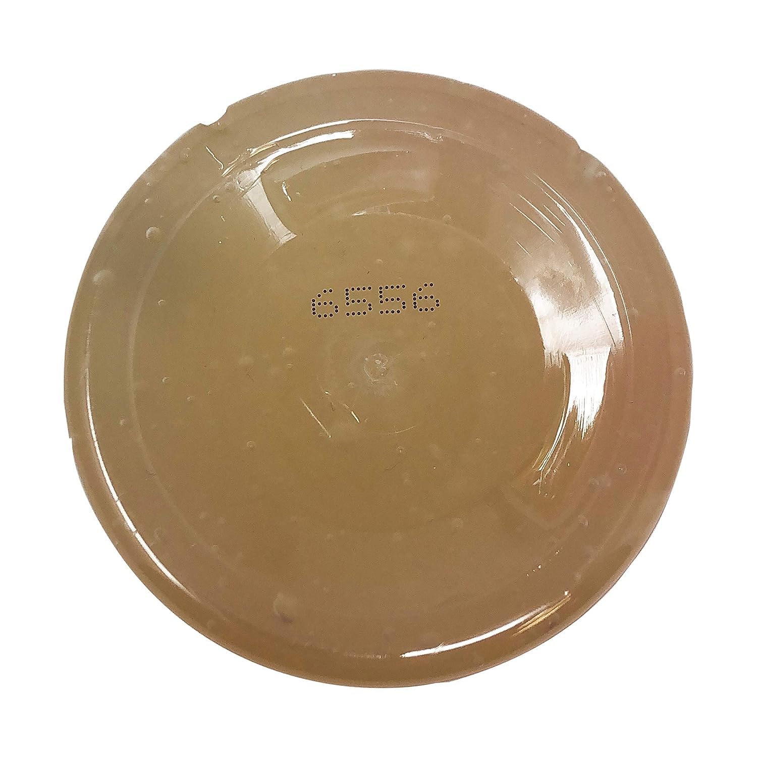 Kinky Curly Original Curling Custard in hand showing creamy texture.