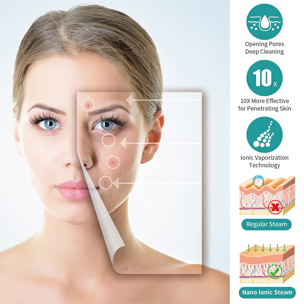 KINLITO facial steamer easy operation lets you start spa quickly