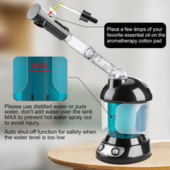 KINLITO water tank 310ml capacity for longer steaming sessions