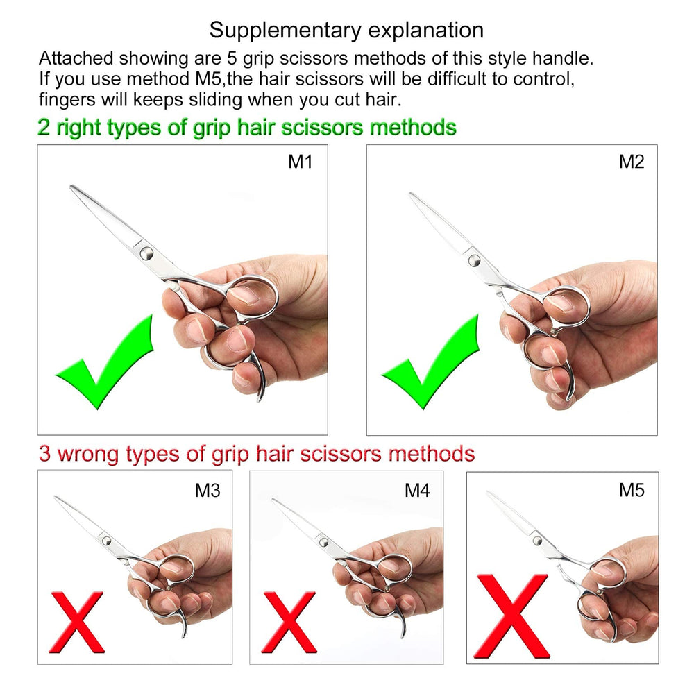KINSARO brand page inviting buyers to explore professional hair scissors.