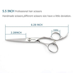 KINSARO ergonomic-handles barber scissors reduce fatigue during extended styling sessions.