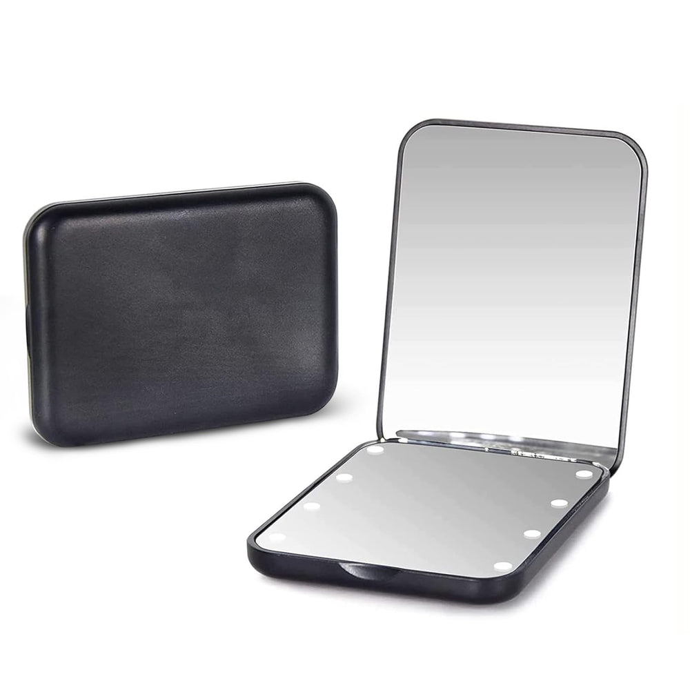 Kintion Pocket Mirror 1X/3X view shows precise makeup with true color detail