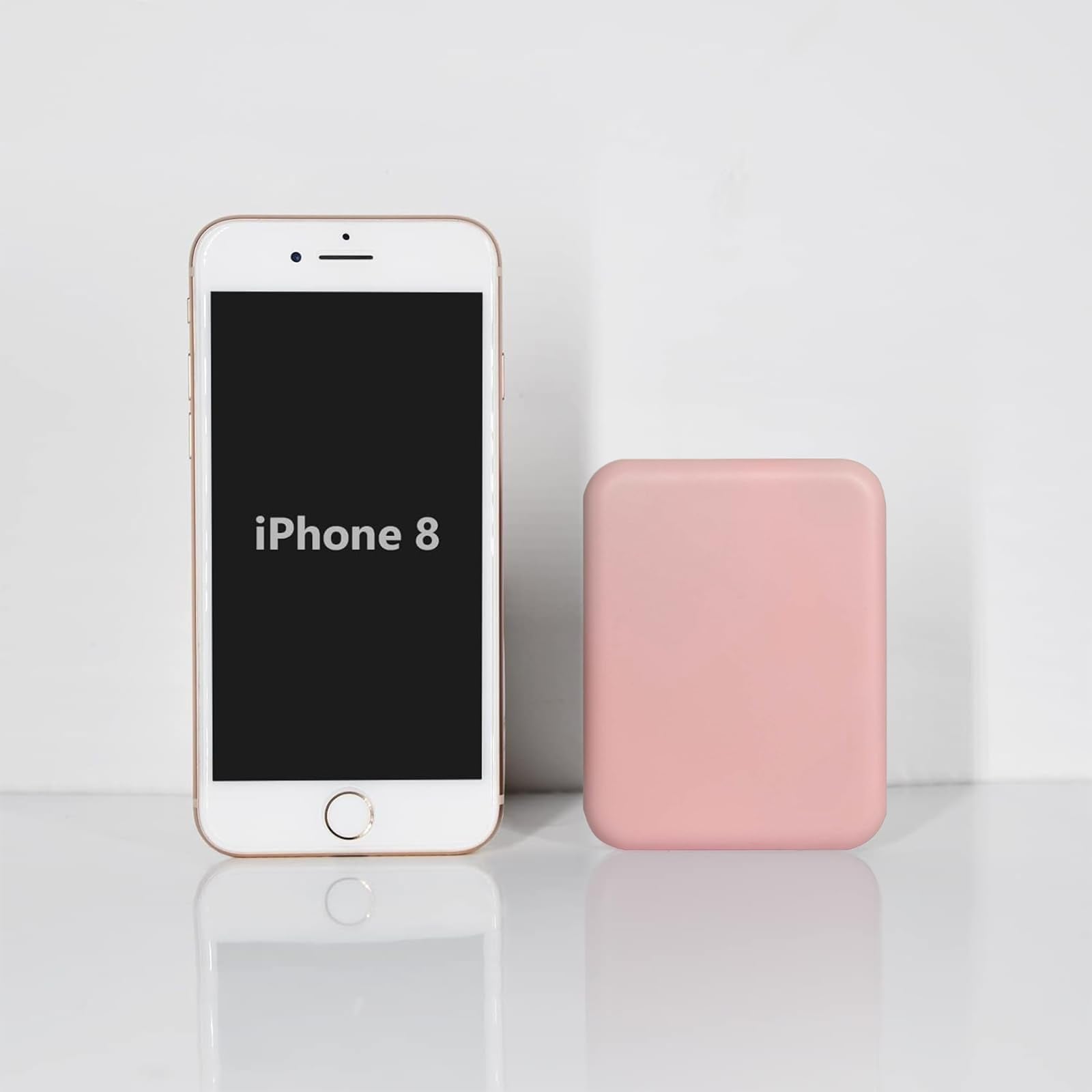 Kintion pocket mirror pink folded view highlights portable travel companion.