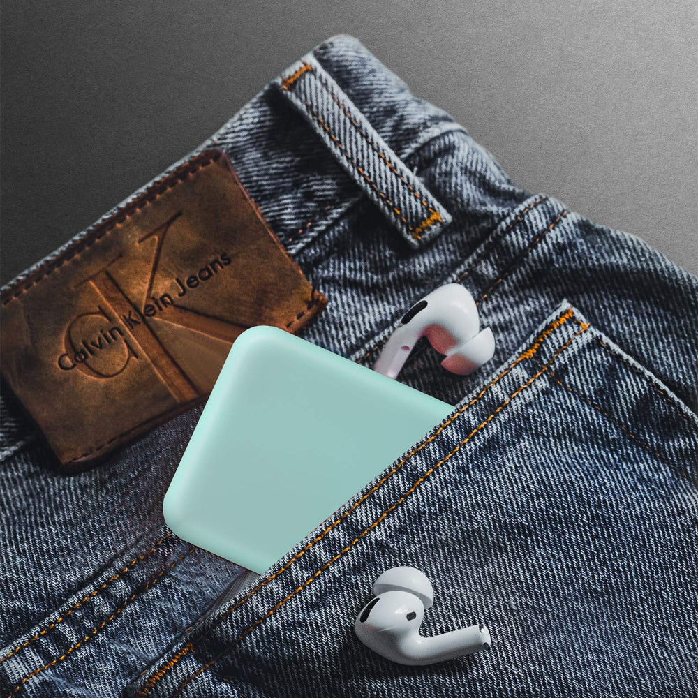 Kintion pocket mirror folded open showing 180-degree hinge for easy grip.