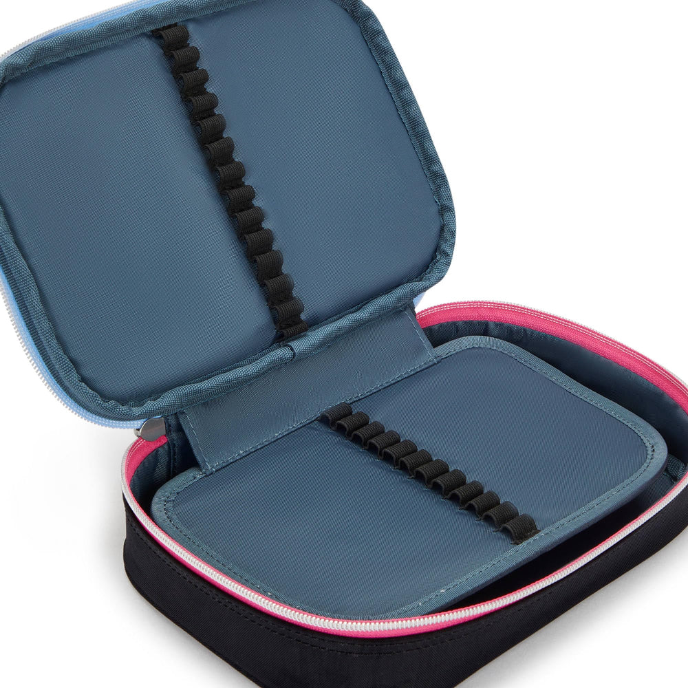Kipling 100 Pens Fc Case travel-friendly design fits easily in backpacks and totes.