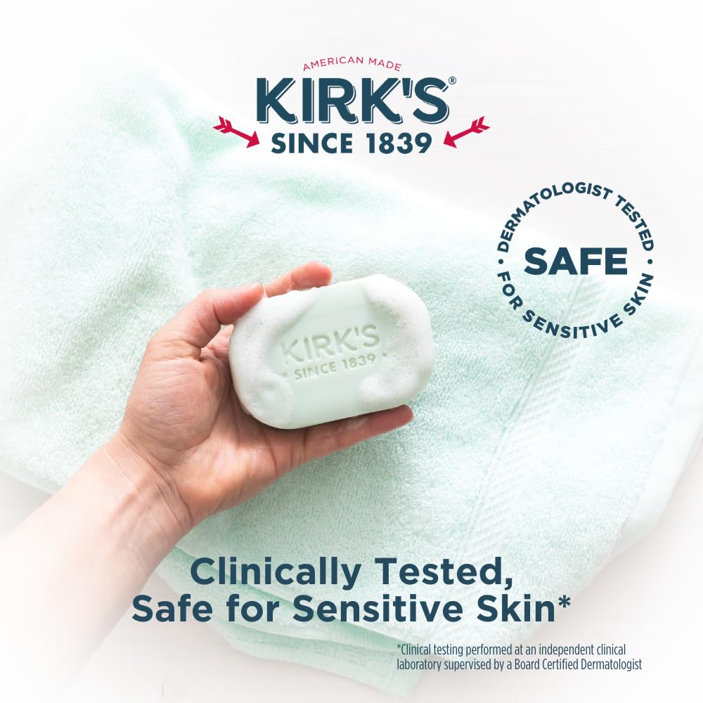 Kirk's Castile unscented variant pack for sensitive skin.