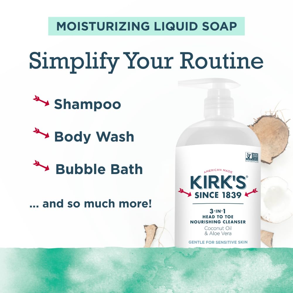Sensitive-skin friendly formula label shown for safe family use.