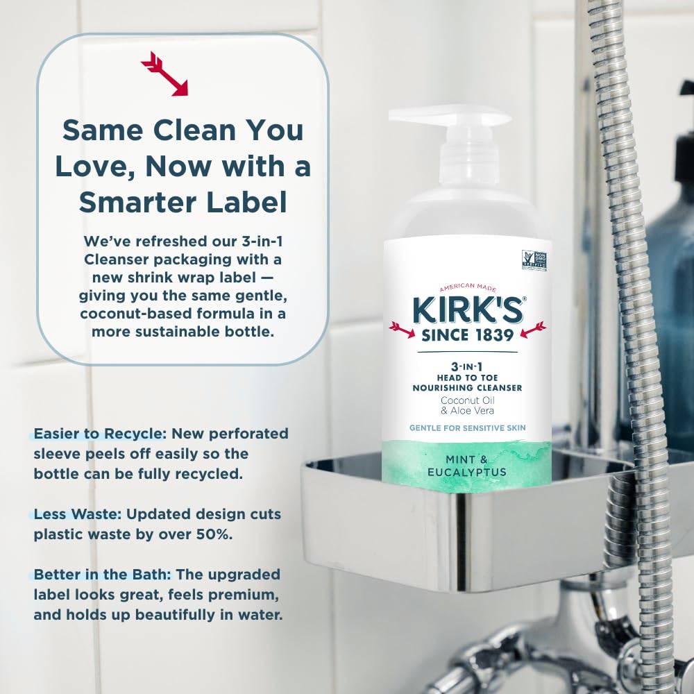 Vegan, non-GMO plant-based formula label supports clean ingredients.