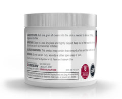 Kirkman Epsom Salt Cream creamy texture closeup highlights smooth non-greasy feel.
