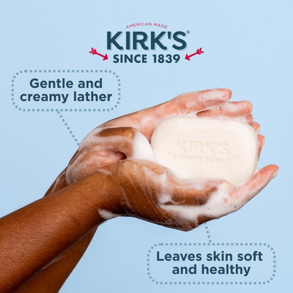 Kirks family-use scene with adults and kids illustrates versatile daily cleansing.