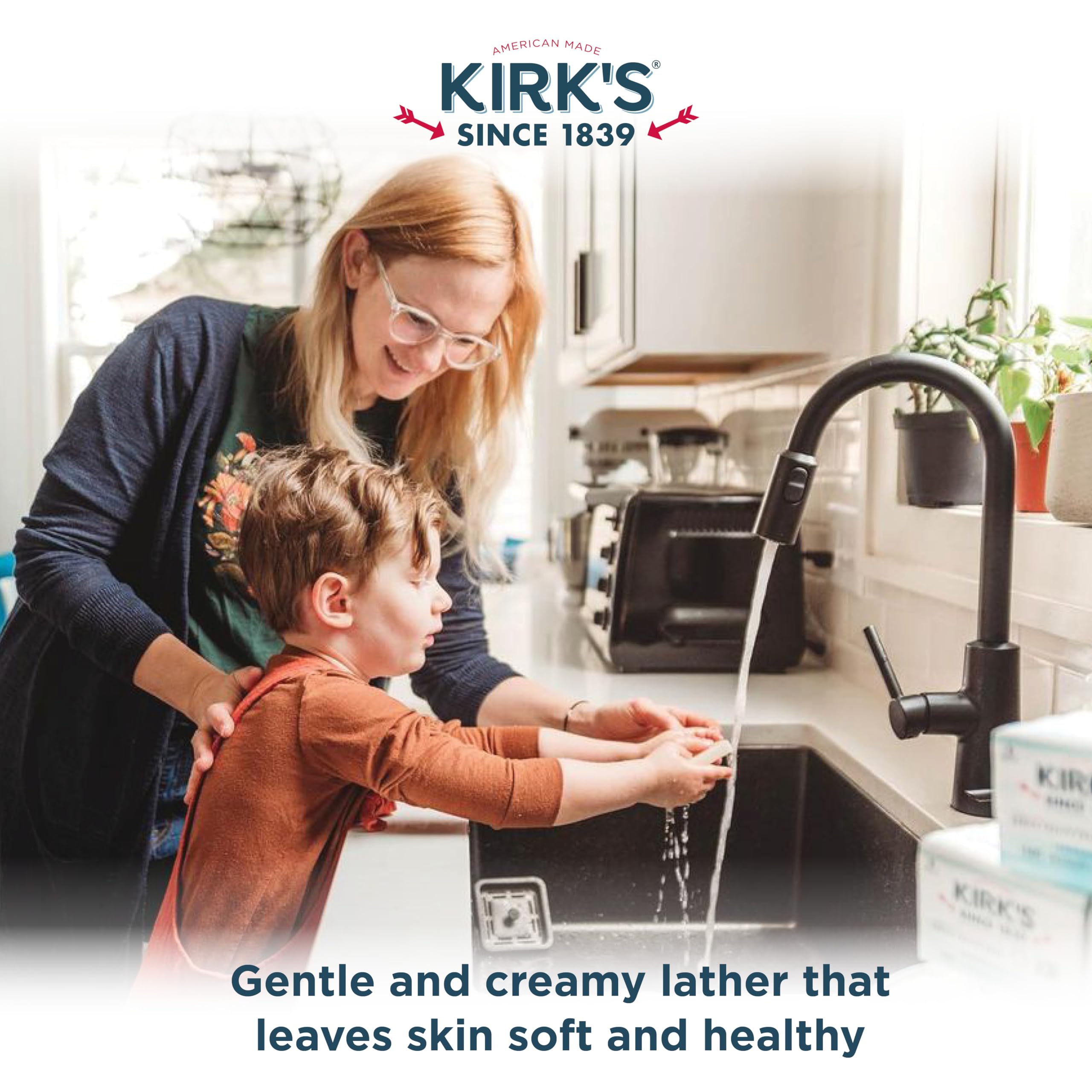 Kirks Coco Castile Soap vegan and cruelty-free pack of three for ethical households